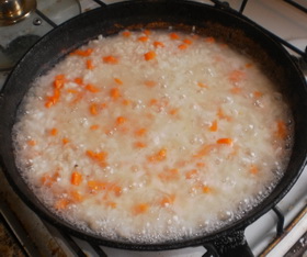 Морковь с рисом