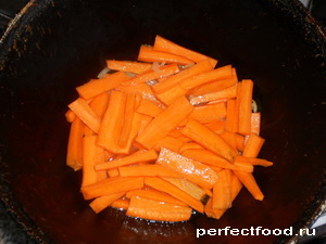 Слой моркови