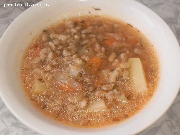 Рецепт перлового супа