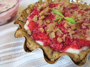 Рецепт тарта с ягодами и творогом