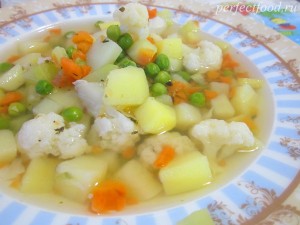 Детский овощной суп - рецепт