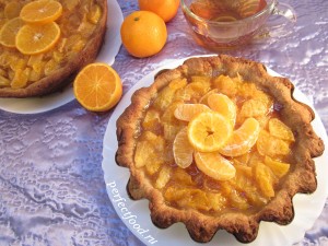 Мандариновый пирог - тарт рецепт