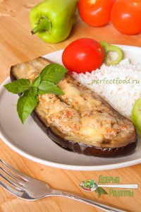 Фаршированные баклажаны с сыром рецепт