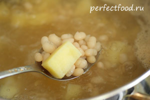 Постный суп с фасолью. Рецепт с фото 1