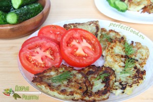 Как приготовить драники из картофеля и кабачов - рецепт с фото