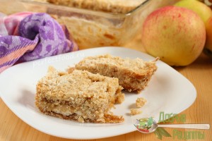 Насыпной яблочный пирог - рецепт с фото