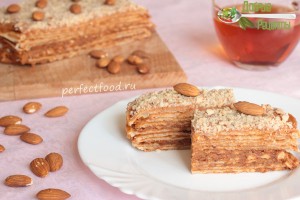 Как приготовить вафельный торт без яиц - рецепт с фото