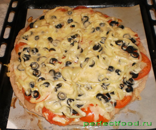 Пицца на кефире без дрожжей в духовке рецепт фото пошагово и видео