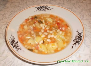 Суп с фасолью Суп с белой фасолью