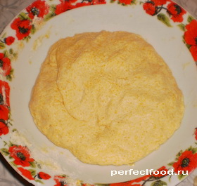 Кукурузно-пшеничное тесто для тортилья