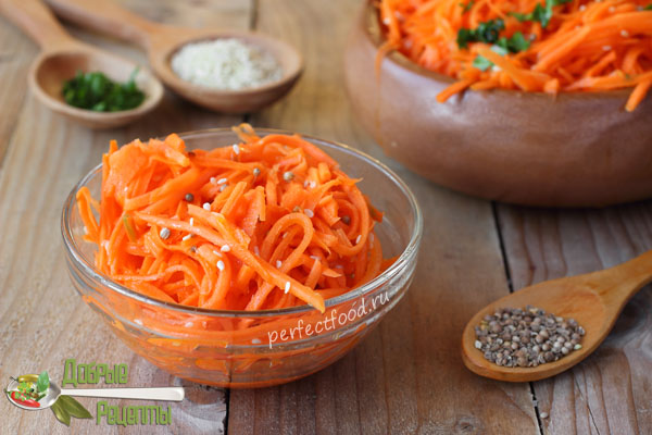 Корейская морковка - рецепт с фото