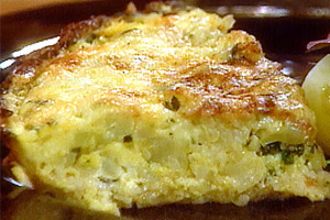 Рецепты из цветной капусты - запеканка и пирог на картофельной основе. Предоставлены сайтом РецептВкуса.ру