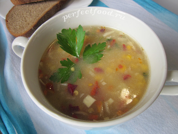 Болгарский вегетарианский суп из чечевицы — леща чорба Иногда рецепты рождаются из сказки... Например, картофельная похлёбка :)