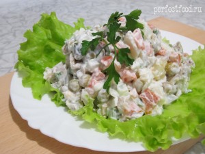 Вегетарианский салат оливье- ВИДЕО-рецепт