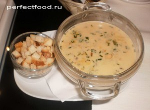 Грибной крем-суп с шампиньонами или лесными грибами