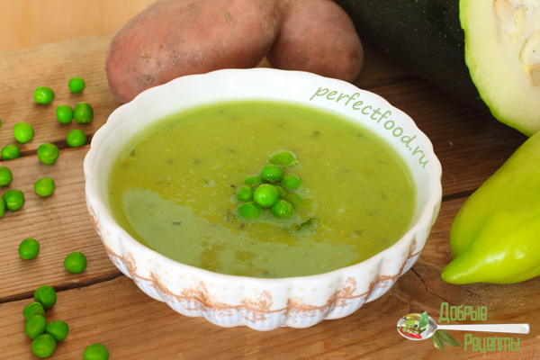 Зелёный суп-пюре рецепт постный