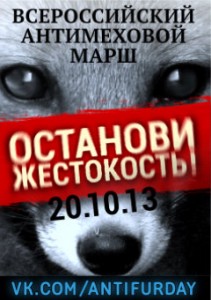20 октября 2013 — всероссийский антимеховой марш