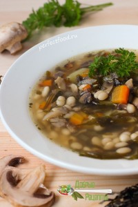 Суп из морской капусты - рецепт с фото