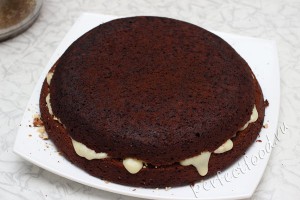 Шоколадный торт с орехами без яиц — рецепт с фото