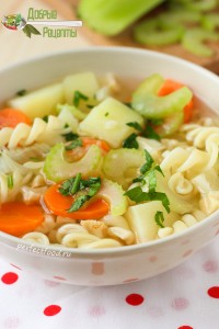 Суп из сельдерея — рецепт с фото