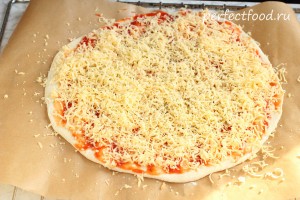 Тонкая пицца с овощами — рецепт с фото и видео