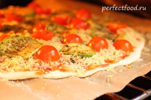 Тонкая пицца с овощами — рецепт с фото и видео