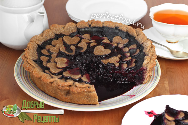 Черничный пирог - рецепт с фото и видео