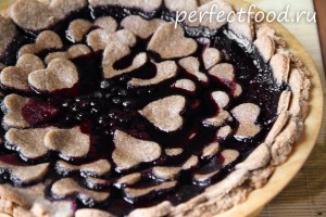 Постный пирог с черникой — рецепт с фото и видео