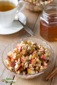 Фруктовый салат из яблок и груш — рецепт с фото и видео