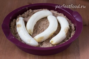 Творожно-банановый пирог без яиц — рецепт с фото и видео