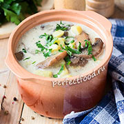 Как сделать батончики-мюсли. Рецепт с фото и видео Готовим очень простой и вкусный суп из картошки с грибами и сметаной.