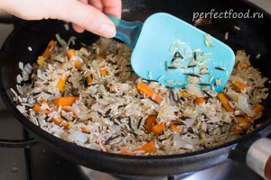 Бурый рис с диким рисом и грибами — рецепт с фото и видео