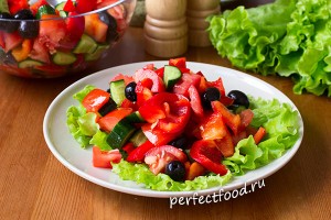 Греческий салат — рецепт с фото и видео