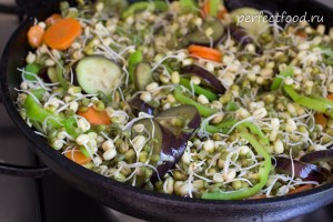 Пророщенный маш с овощами — рецепт с фото и видео. Как прорастить маш