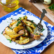 Пособие начинающего вегетарианца Готовим элементарное блюдо - запечённую в кожуре картошечку со специями