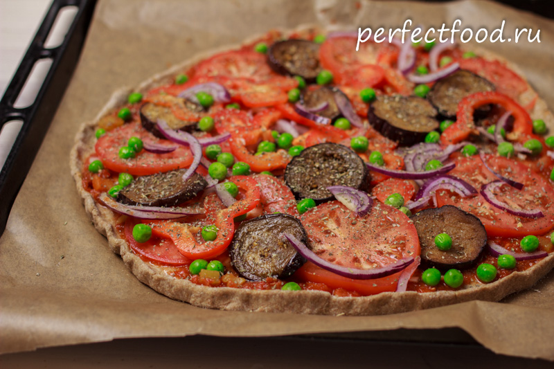 Готовим пиццу без сыра! Это овощная веганская пицца, она подходит и для постного питания.