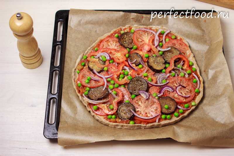 Готовим пиццу без сыра! Это овощная веганская пицца, она подходит и для постного питания.